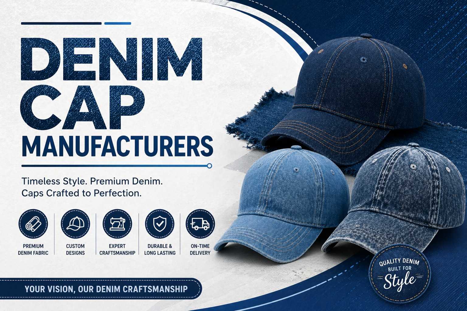 Denim Cap Manufacturers in Imphal North-East for Takyel