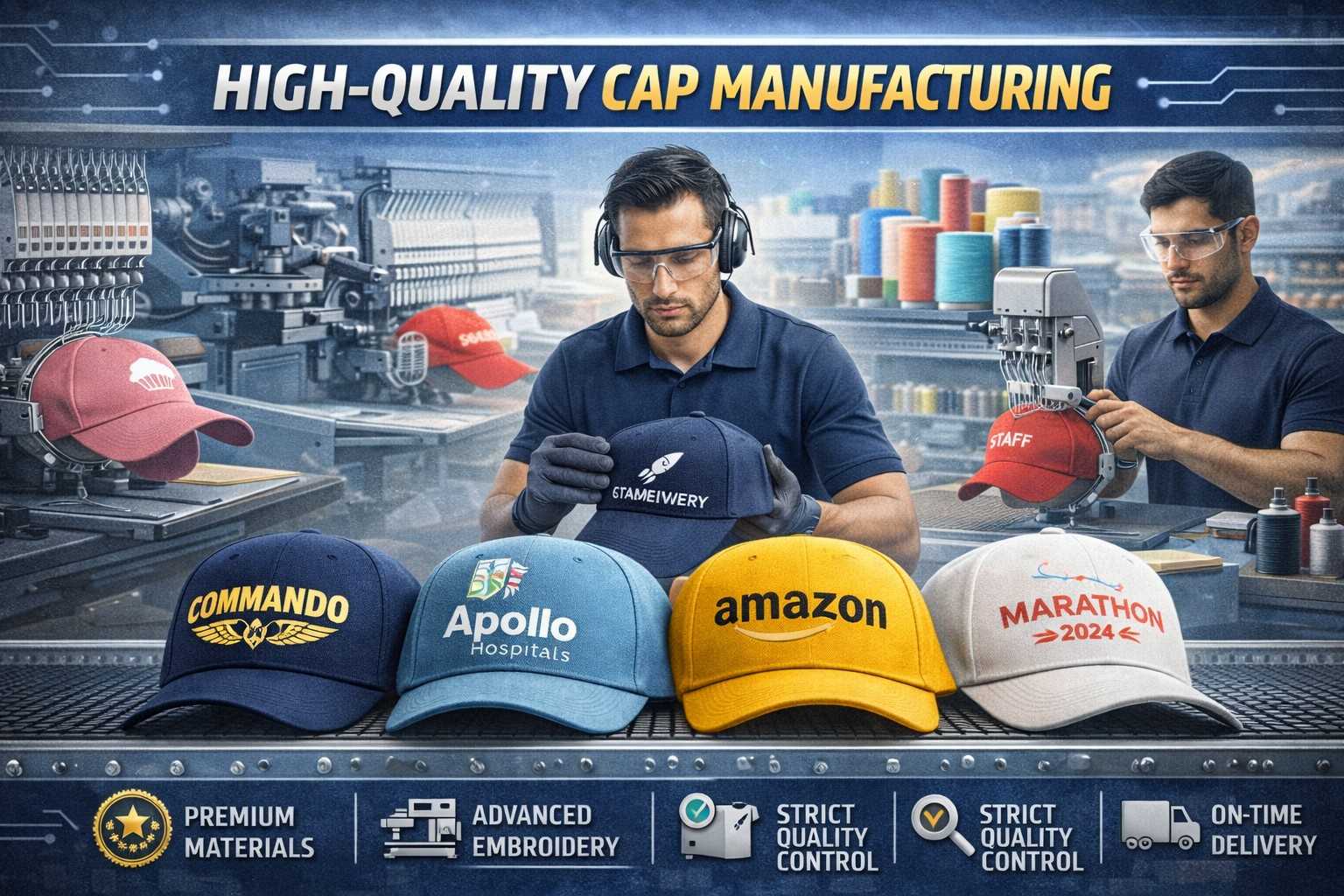HIGH-QUALITY CAP MANUFACTURING