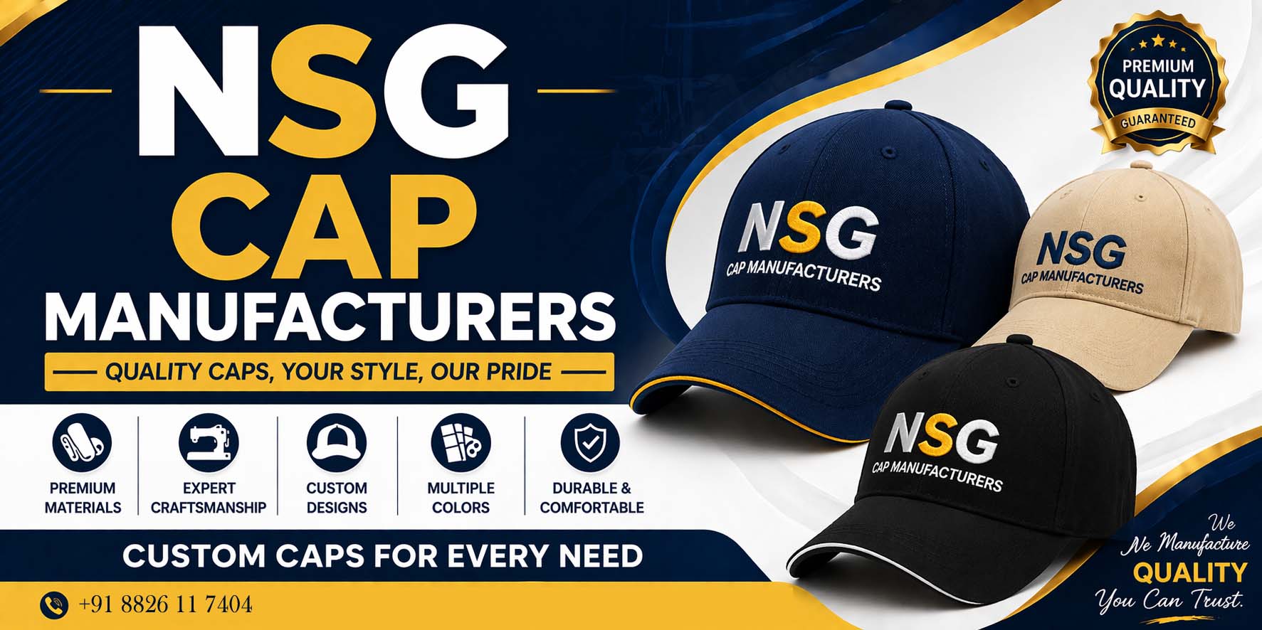 NSG cap manufacturer in Malegaon | Custom NSG caps for special forces | Tactical NSG headwear supplier | Durable NSG caps for elite security forces
