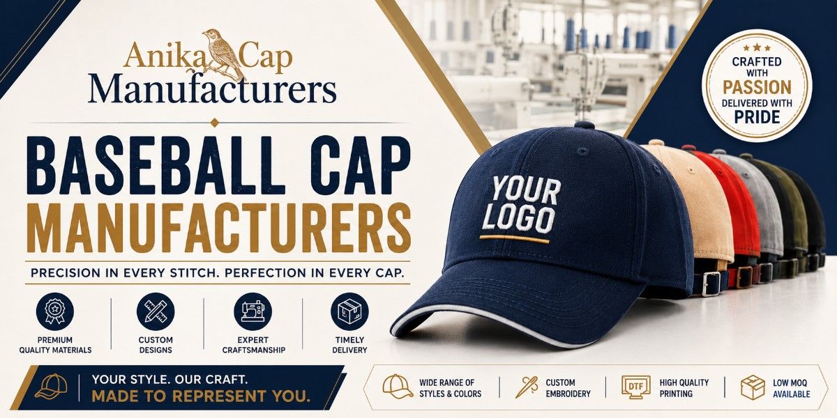 Baseball Cap Manufacturers in Kolhapur by Anika Cap Manufacturers